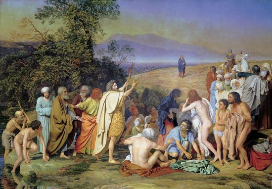 Ivanov: Die
                  Taufe des Johannes